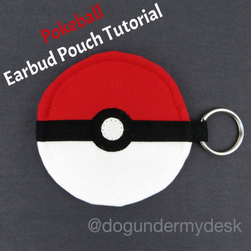 Pokeball Earbud Pouch Tutorial